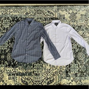 Lot of 2 Men’s Bonobos Tech Button-down Shirts